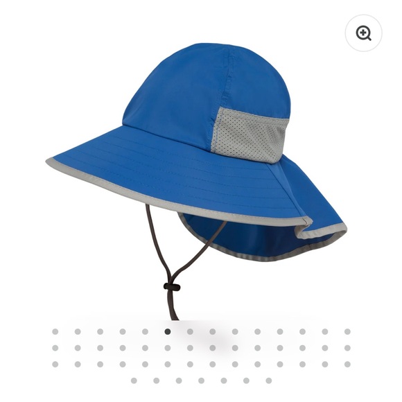 Children's Blue Sun Hat - Picture 1 of 4